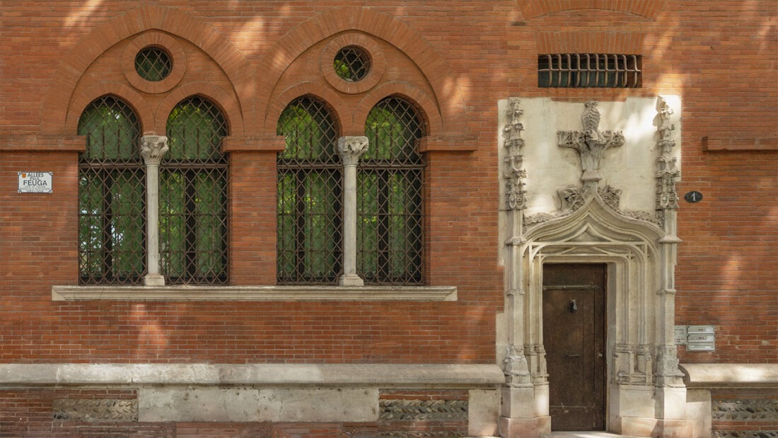 Der Eingang zur Maison Bourreau an den Allée Paul Feuga in Toulouse. Foto: Hilke Maunder