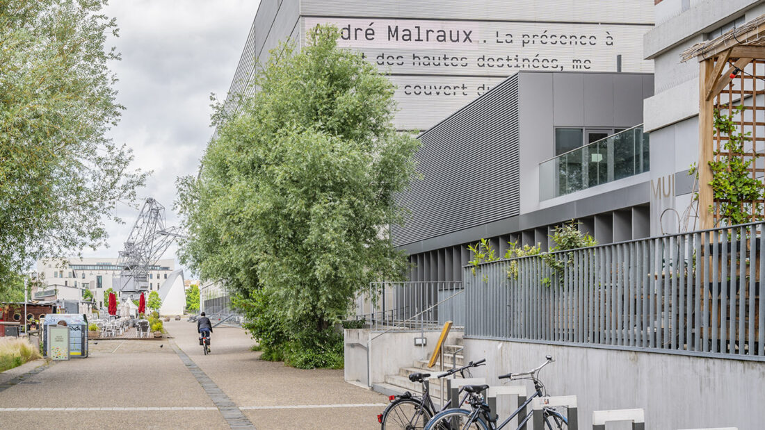 Die Mediathek André Malraux. Foto: Hilke Maunder