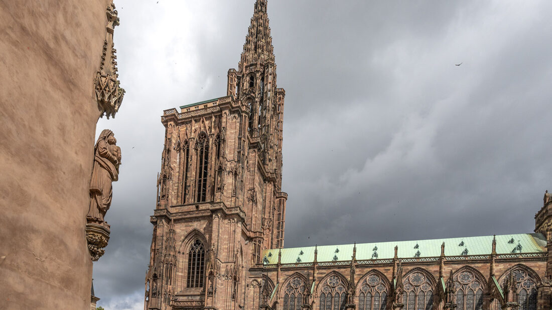 Der Blick auf das Straßburger Münster. Foto: Hilke Maunder