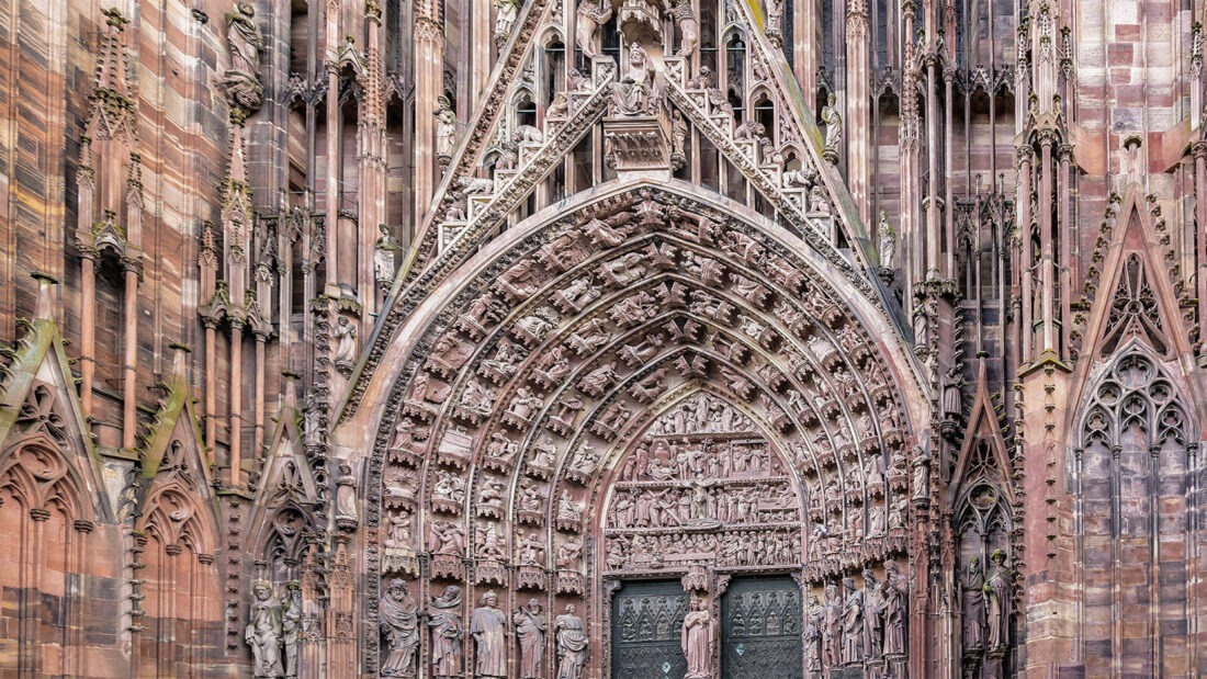 Das Westportal des Straßburger Münsters. Foto: Hilke Maunder