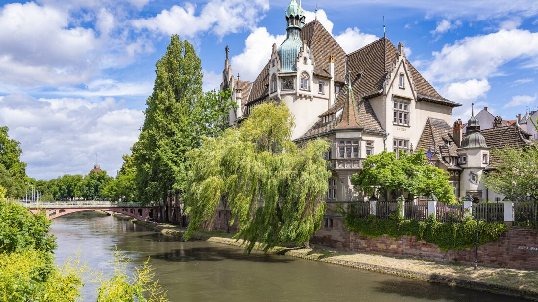 Das Lycée international des Pontonniers der Neustadt von Straßburg. Foto: Hilke Maunder