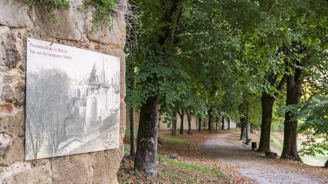 Die Promenade de la Brèche von Bazas. Foto: Hilke Maunder