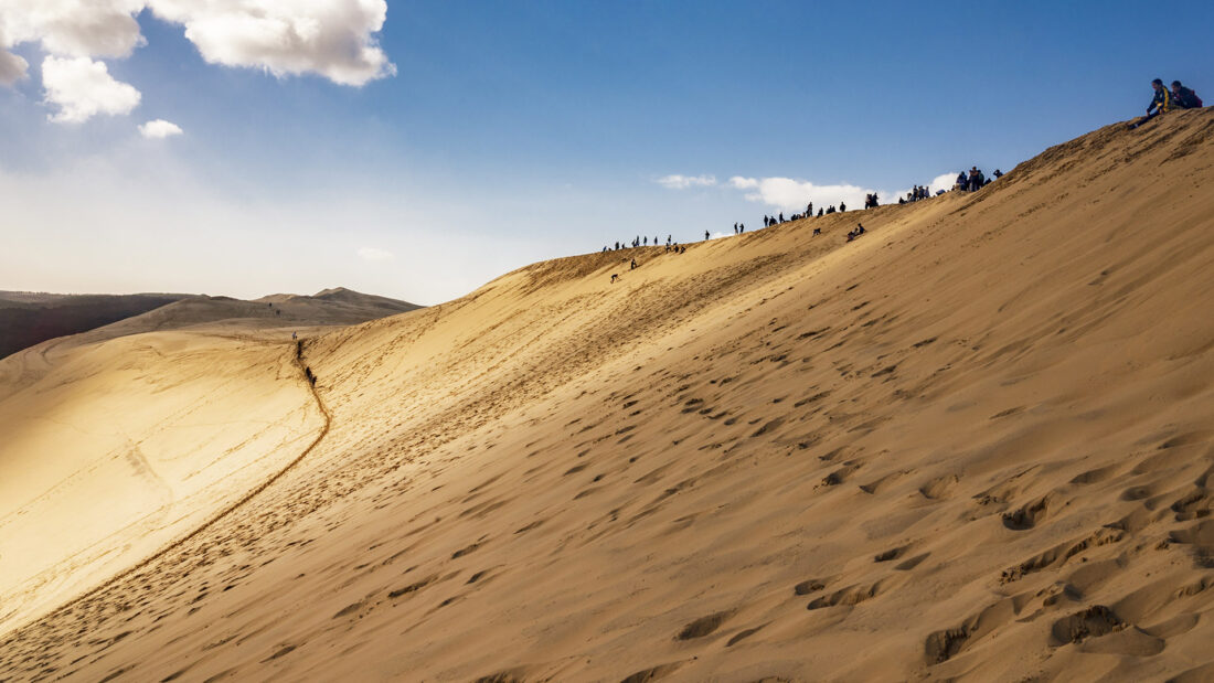 Die Düne von Pilat, Europas höchster Sandberg. Foto: Hilke  Maunder