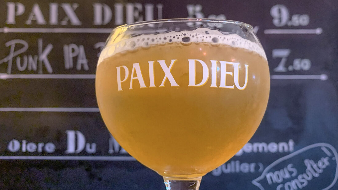 Paix Dieux, Gottes Frieden: ein süffiges belgisches Craftbier aus Péruwelz. Foto: Hilke Maunder