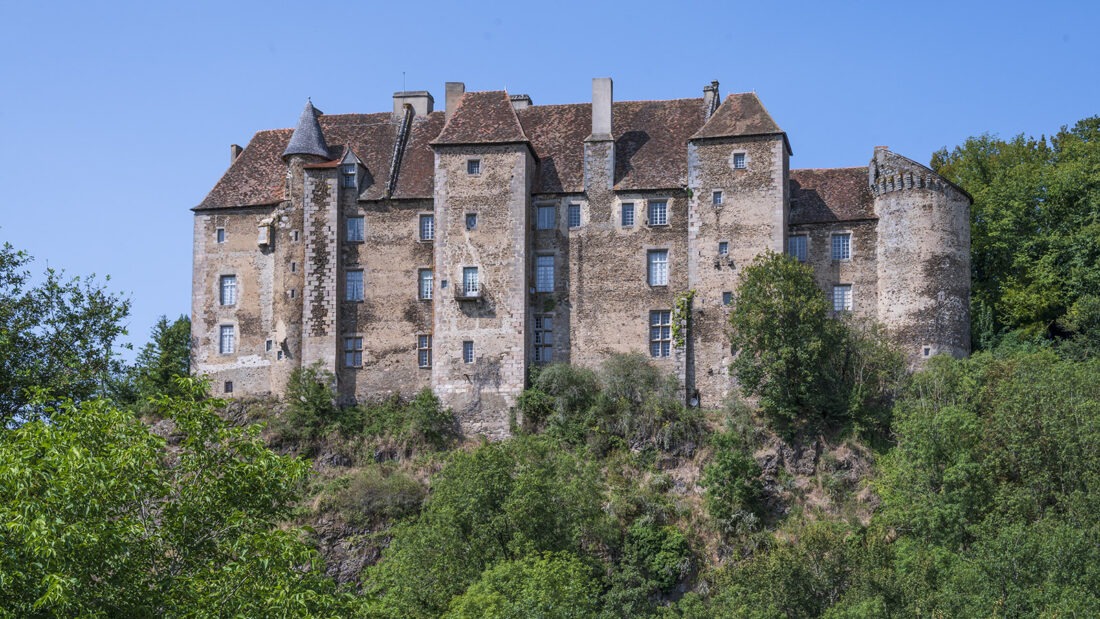 Das Schloss von Boussac im Norden des Limousin. Foto: Hilke Maunder