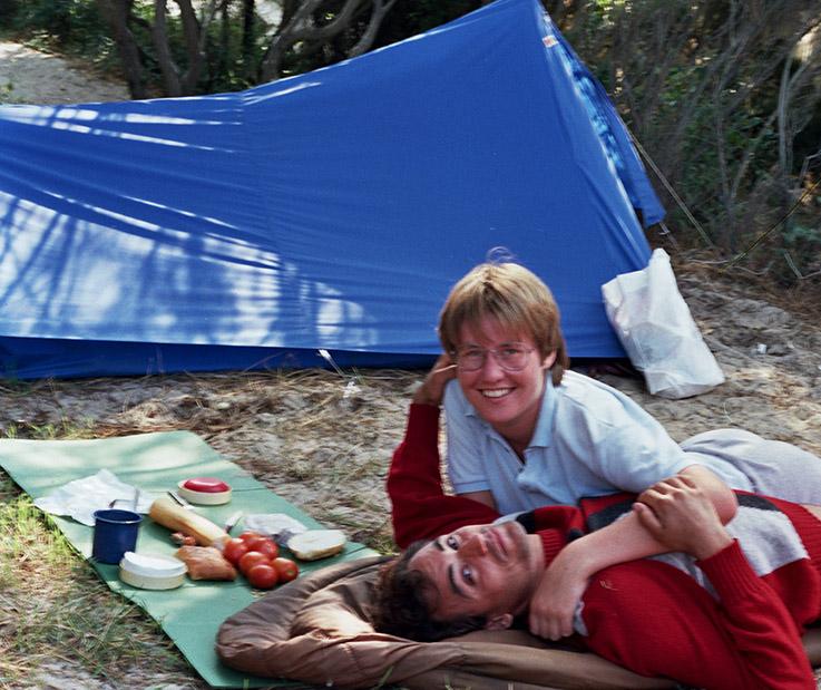 Camping 1984. Foto: Hilke Maunder